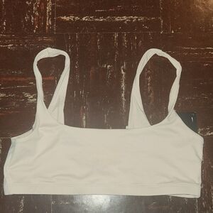 Nwt- Weekday Desert Swim Top Beige Dusty Light Size Large